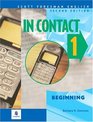 In Contact Book 1 Beginning Second Edition