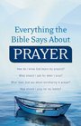Everything the Bible Says About Prayer: How do I know God hears my prayers?  What should I ask for when I pray?   What does God say about worshiping in prayer?  How should I pray for my family?
