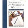 Strategies for Successful Writing Rhetoric Reader and Handbook