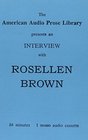 Rosellen Brown Interview