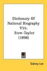 Dictionary Of National Biography V55 StowTaylor
