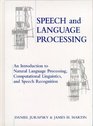 Speech and Language Processing An Introduction to Natural Language Processing Computational Linguistics and Speech Recognition