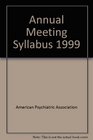 APA Annual Meeting Syllabus 1999
