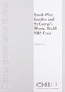 Report of a Clinical Governance Review at South West London and StGeorge's Mental Health NHS Trust