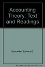 Accounting Theory Text and Readings