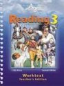 Reading 3 for Christian Schools - Worktext Teacher's Edition