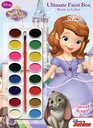 Disney Junior Sofia the First Almost Royal Ultimate Paint Box Book to Color