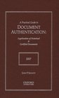 Practical Guide to Document Authentication 2007 Legalization of Notarized  Certified Documents