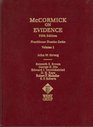 McCormick on Evidence Fifth Edition Vol 1