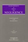 Charlesworth and Percy on Negligence Mainwork and Supplement