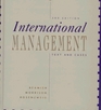 International Management Text and Cases