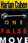 One False Move (Myron Bolitar Mysteries (Hardcover))