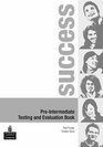 Success Preintermediate Test Book