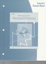 Thomson Managing Your Personal Finances Instructor's Resource Manual