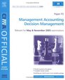 CIMA Study System 05Decision Management For May and November 2005 Exams