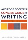 Axelrod  Cooper's Concise Guide to Writing