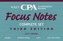 Wiley CPA Examination Review Focus Notes 4Volume Set