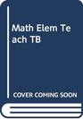 Math Elem Teach TB