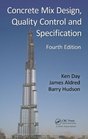 Concrete Mix Design Quality Control and Specification Fourth Edition