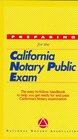 Preparing for the California Notary Public Exam The EasyToFollow Handbook to Help You Get Ready for and Pass California's Notary Examination