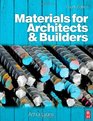 Materials for Architects and Builders Fourth Edition