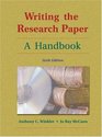 Writing the Research Paper A Handbook