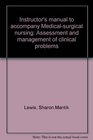 Instructor's manual to accompany Medicalsurgical nursing Assessment and management of clinical problems