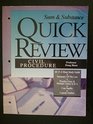 Sum  Substance Quick Review Civil Procedure