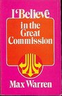 I believe in the great commission