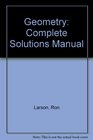 Geometry Complete Solutions Manual