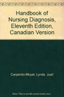 Handbook of Nursing Diagnosis Eleventh Edition Canadian Version