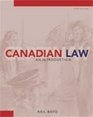 Canadian Law Canadian Edition