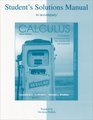 Student's Solutions Manual to accompany Calculus for Business Economics and the Social and Life Sciences Brief Edition