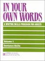 In Your Own Words Book One Sentences