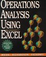 Operations Analysis Using Microsoft Excel