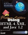 Platinum Edition Using HTML 4 XML and Java 12