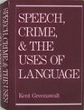 Speech Crime  Uses of Language