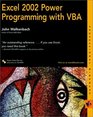 Excel 2002 Power Programming with VBA