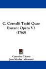 C Cornelii Taciti Quae Exstant Opera V3