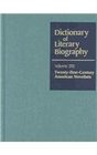 Dictionary of Literary Biography TwentyFirstCentury American Novelists