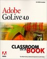 Adobe  GoLive  40 Classroom in a Book