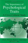 The Importance of Psychological Traits  A CrossCultural Study