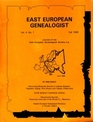 East European Genealogist Vol. 5 1996