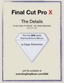 Final Cut Pro X  The Details A new type of manual  the visual approach