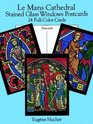 Le Mans Cathedral Stained Glass Windows Postcards  24 FullColor Cards