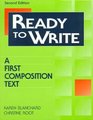 Ready to Write  A First Composition Text