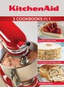 KitchenAid 3 Cookbooks in 1 Pies  Tarts Cakes  Cupcakes Breads