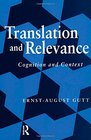 Translation and Relevance Cognition and Context