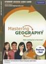 MasteringGeography with Pearson eText  Standalone Access Card  for Geosystems An Introduction to Physical Geography
