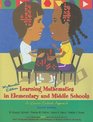 Learning Mathematics in Elementary and Middle School A Learnercentered Approach